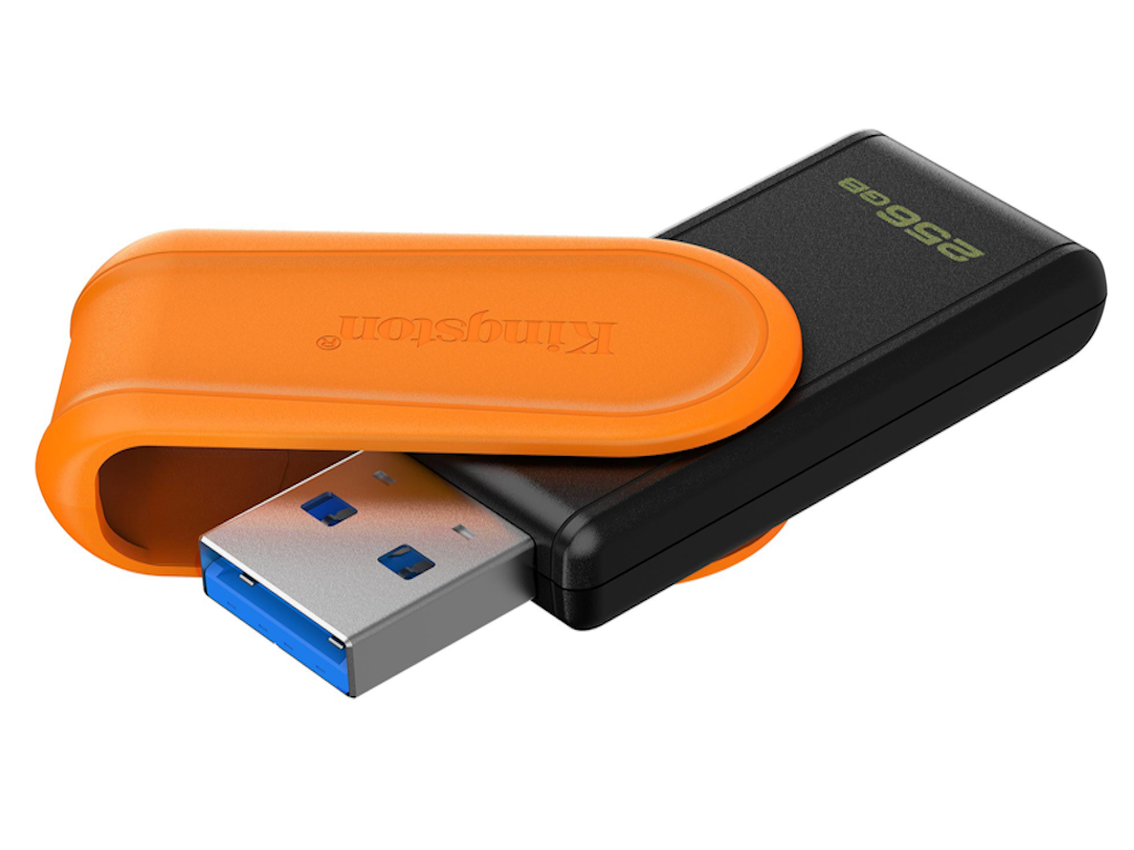 USB memorija KINGSTON DTXS/256GB/256GB/DataTraveler Exodia S/3.2/crno-narandžasta - Slika 2